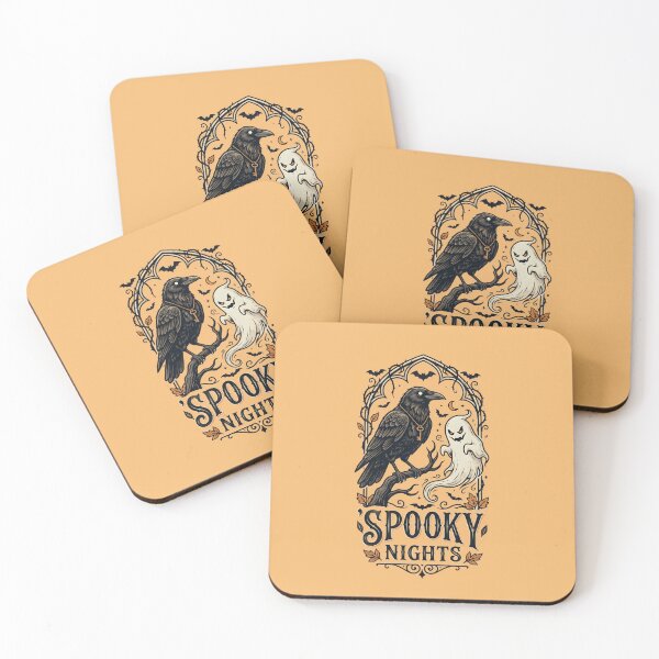 Item preview, Spooky nights - Rook and ghost designed and sold by ParadoxParadox.