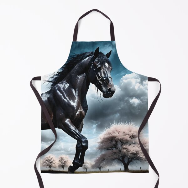 Item preview, But the big black horse said, "Look this way" - He said, "Hey lady, will you marry me?" 17 designed and sold by deep-sea-birds.
