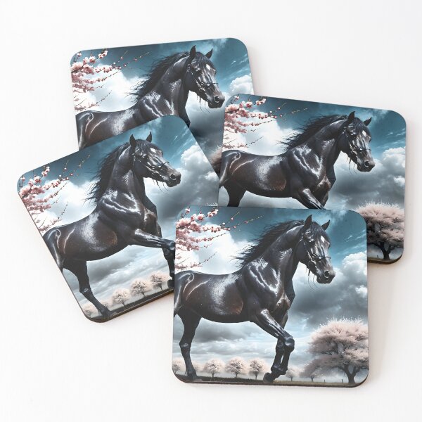 Item preview, But the big black horse said, "Look this way" - He said, "Hey lady, will you marry me?" 17 designed and sold by deep-sea-birds.