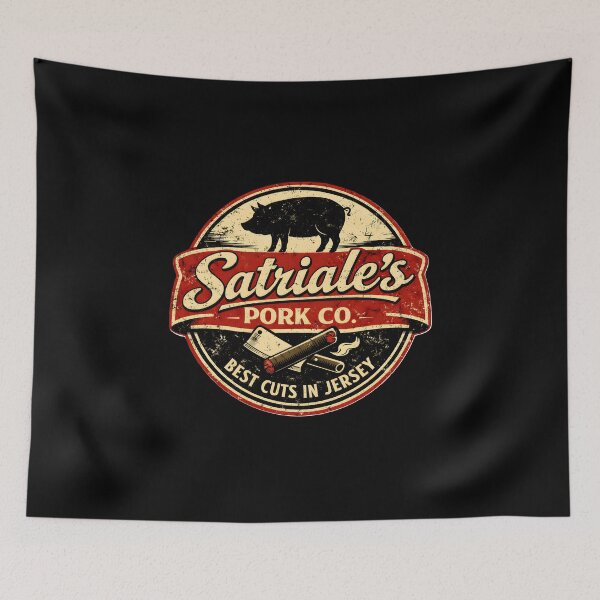 Item preview, Satriale’s Pork Co. – Vintage Butcher Logo Sopranos designed and sold by WhisperFrame.