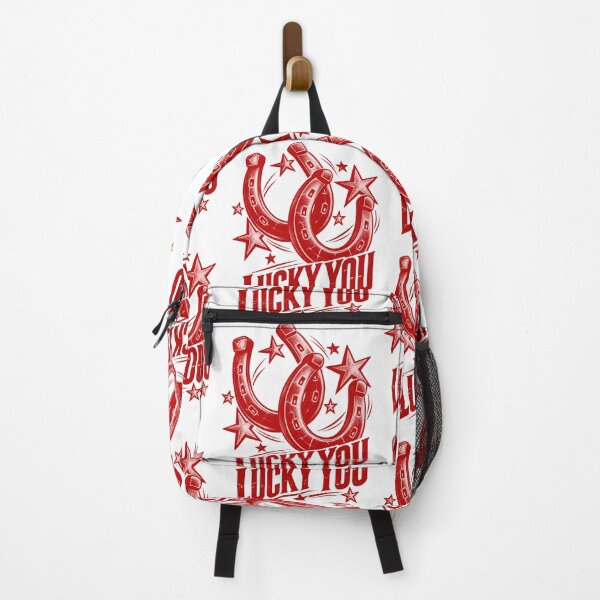 Item preview, Lucky You Red Horseshoes Stars Vintage Retro Good Luck Design designed and sold by SEINENGAPPI19.