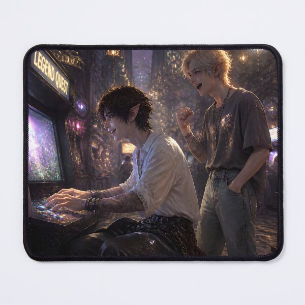 Item preview, Playing in a Magical Retro Arcade designed and sold by sigmaartstudio.
