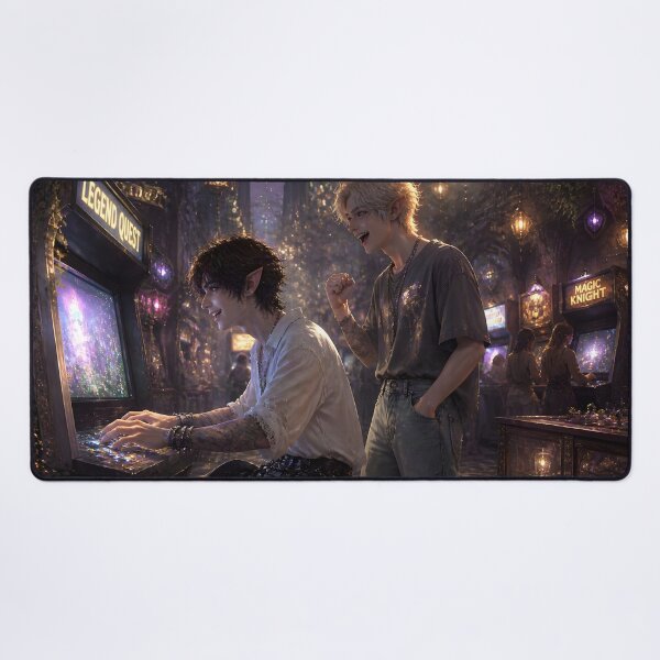 Item preview, Playing in a Magical Retro Arcade designed and sold by sigmaartstudio.