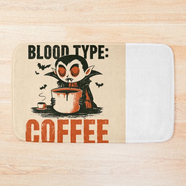 Item preview, Vampire Blood Type Coffee Funny Halloween Spooky designed and sold by NicolasGlowArt.