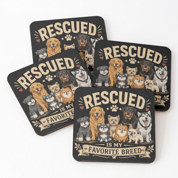 Item preview, Rescued Is My Favorite Breed, Dog Lover designed and sold by andre-hollow.