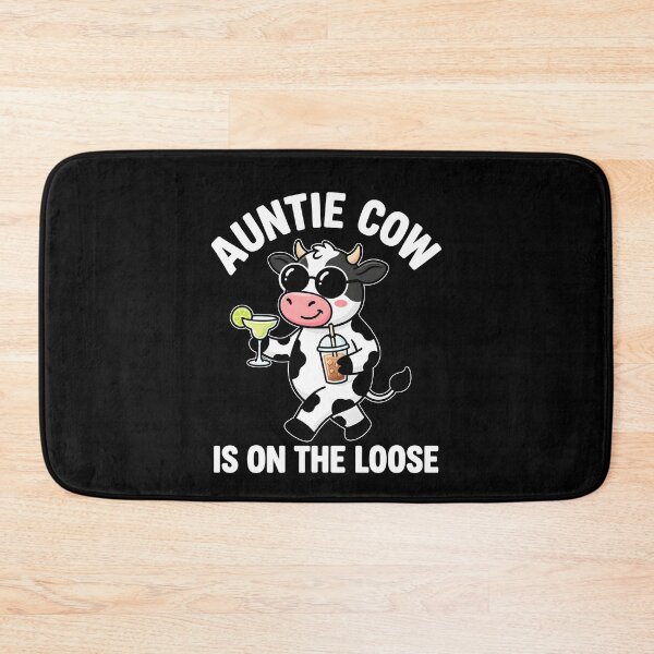 Item preview,  Auntie Cow Is On The Loose Cow Wearing Sunglasses Holding Margarita And Iced designed and sold by jarlinxsanchez.