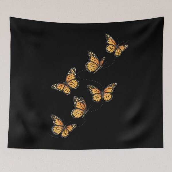 Item preview, Monarch Butterflies Flying Nature Flight Trail Aesthetic Design designed and sold by SEINENGAPPI19.