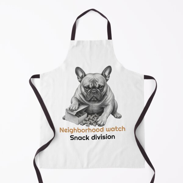 Item preview, Funny French Bulldog Snack Quote  designed and sold by bluesquidink.