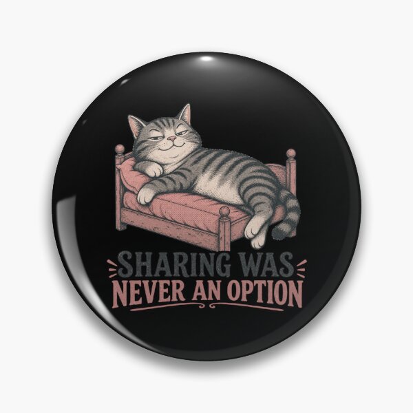 Item preview, Sharing Was Never An Option Shirt, Funny Cat T-Shirt, Selfish Cat Tee, Cat Owner Gift Shirt, Vintage Cat Lover Graphic designed and sold by TshirtsLabs.