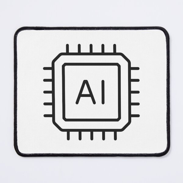 Item preview, AI Microchip Line Icon designed and sold by VectorForge Studio.