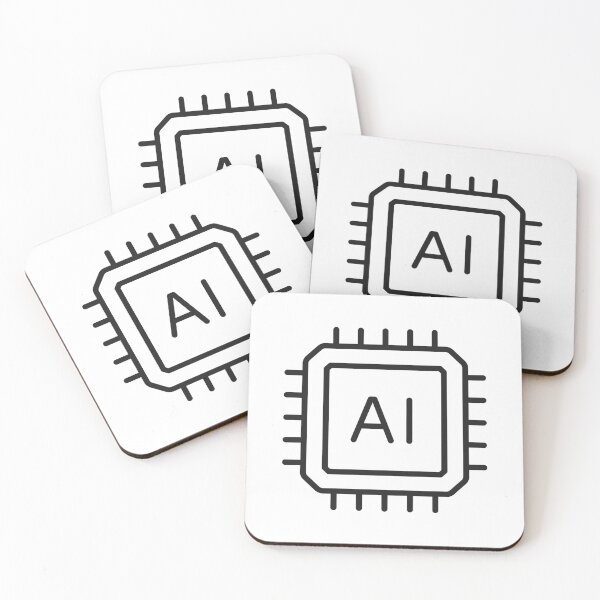 Artikelvorschau, AI Microchip Line Icon entworfen und verkauft von VectorForge Studio.