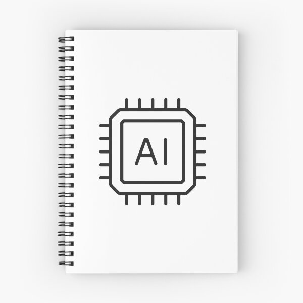 Item preview, AI Microchip Line Icon designed and sold by VectorForge Studio.