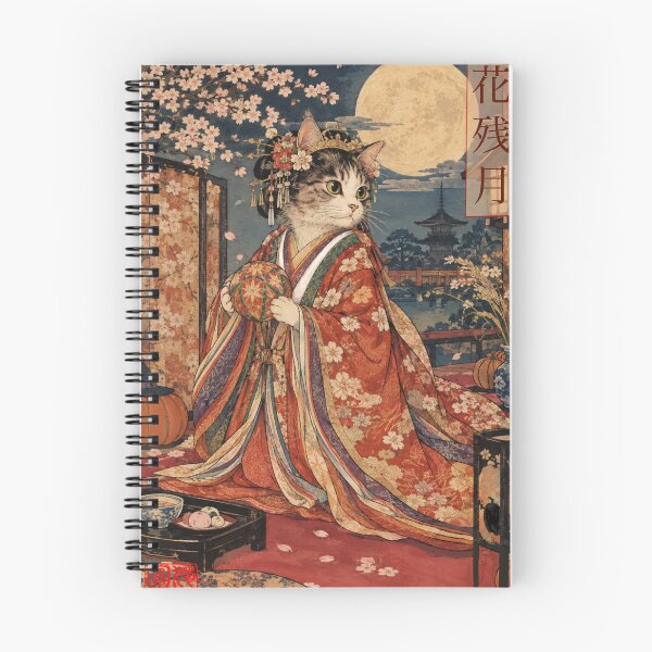 Item preview, Geisha Cat under Full Moon designed and sold by Komatoya.