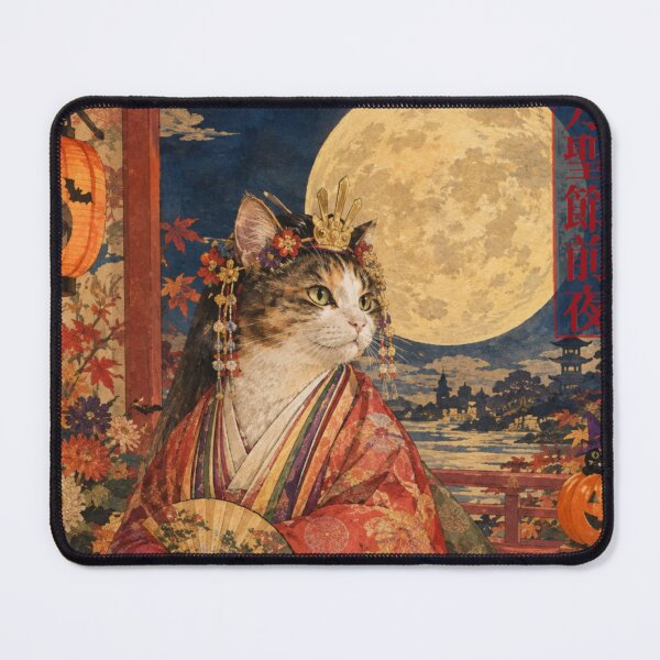 Item preview, Japanese Kimono Cat Halloween designed and sold by Komatoya.