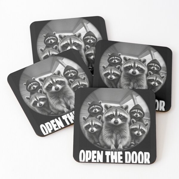 Item preview, Funny Raccoons Gang Fisheye Peephole Meme Squad Weird  designed and sold by MOHAMED FRASER.