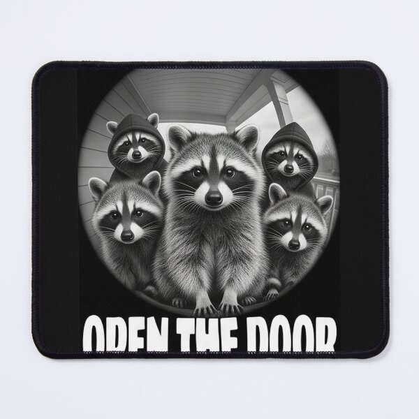 Item preview, Funny Raccoons Gang Fisheye Peephole Meme Squad Weird  designed and sold by MOHAMED FRASER.