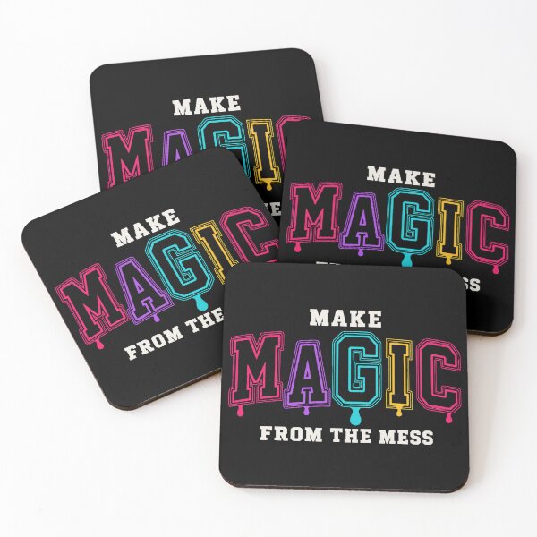 Item preview, Make Magic From the Mess – Colorful Motivational Quote designed and sold by the-dovlat.