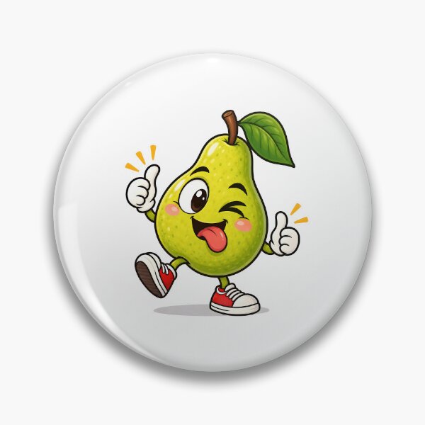 Item preview, Winking Pear with Two Thumbs Up designed and sold by PRINTIONAL.