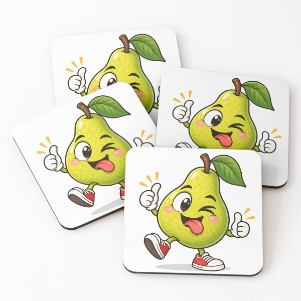 Item preview, Winking Pear with Two Thumbs Up designed and sold by PRINTIONAL.