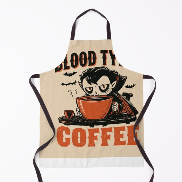 Item preview, Funny Vampire Blood Type Coffee Halloween Spooky designed and sold by NicolasGlowArt.