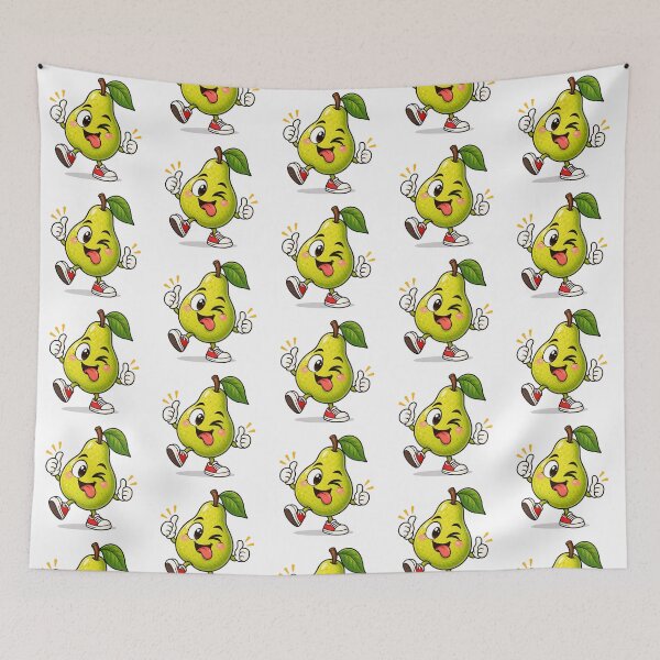 Item preview, Winking Pear with Two Thumbs Up designed and sold by PRINTIONAL.