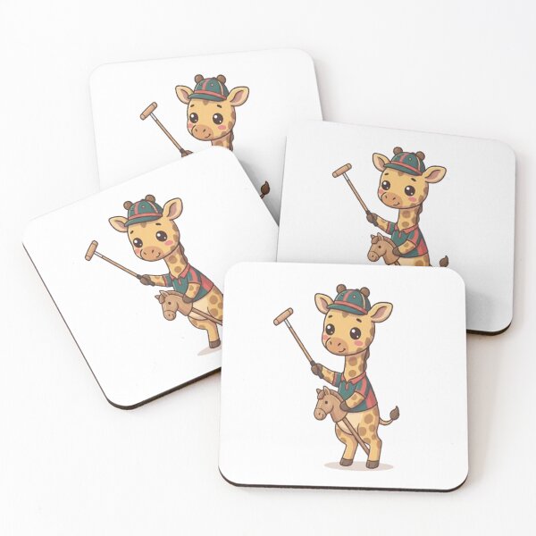 Item preview, Cute Giraffe Playing Polo Hobby Horse designed and sold by Ella_Sketch.