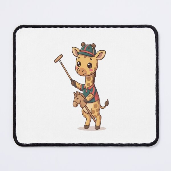 Item preview, Cute Giraffe Playing Polo Hobby Horse designed and sold by Ella_Sketch.