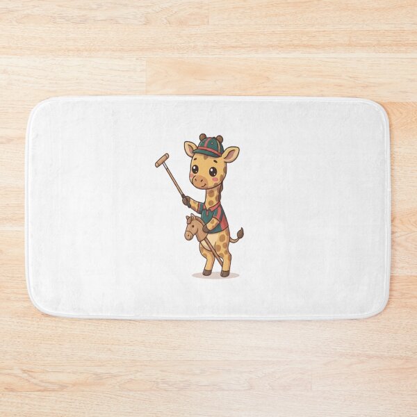 Item preview, Cute Giraffe Playing Polo Hobby Horse designed and sold by Ella_Sketch.