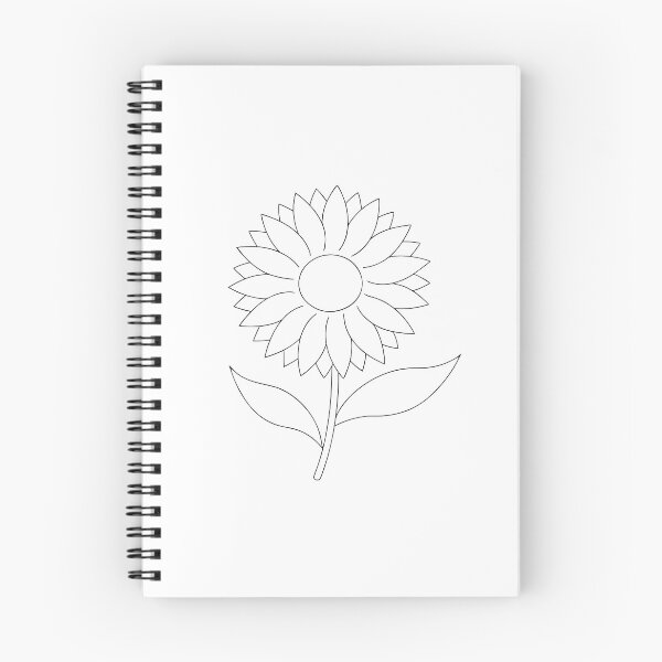 Item preview, Sunflower Minimalist 1 Line Art Gift designed and sold by OneLine Studio.