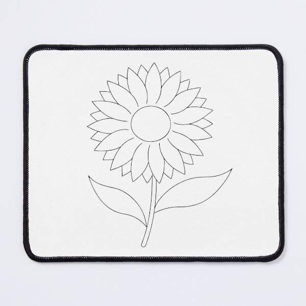 Item preview, Sunflower Minimalist 1 Line Art Gift designed and sold by OneLine Studio.