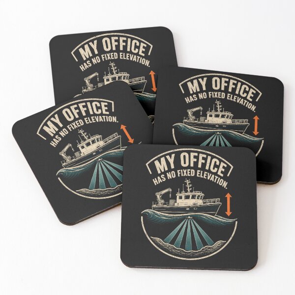 Item preview, My Office Has No Fixed Elevation – Hydrographic Survey Humor designed and sold by FreePath-Move.