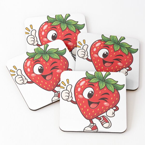 Item preview, Winking Strawberry Giving a Thumbs Up designed and sold by PRINTIONAL.