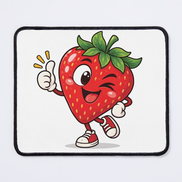 Item preview, Winking Strawberry Giving a Thumbs Up designed and sold by PRINTIONAL.