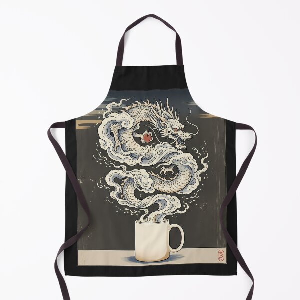 Item preview, Dragon Rising from Coffee Mug - Ukiyo-e Japanese Dragon Art designed and sold by カイトラボ.