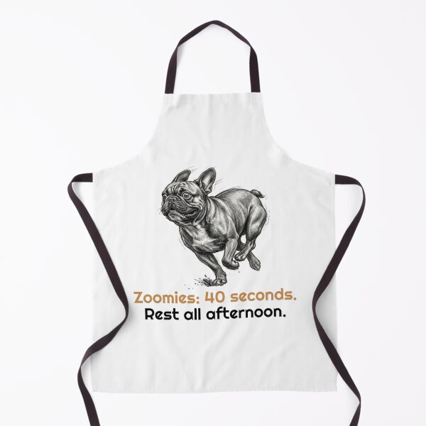 Item preview, Funny French Bulldog Zoomies Quote  designed and sold by bluesquidink.