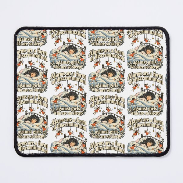 Item preview, Alarms Are A Form Of Discrimination Sleepy Girl Fairy Retro Design designed and sold by SEINENGAPPI19.