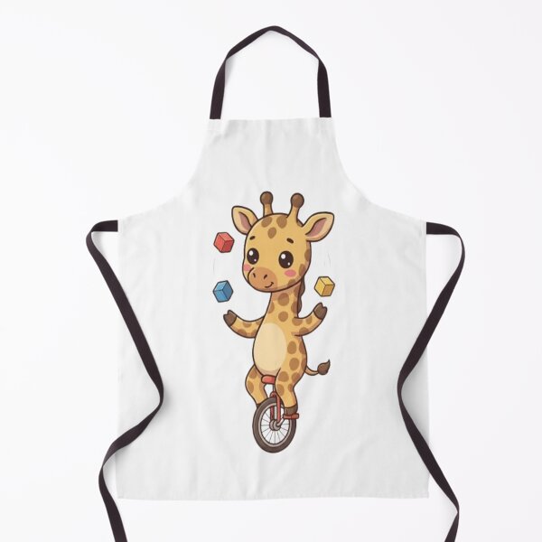Item preview, Cute Giraffe Riding Unicycle Juggling designed and sold by Ella_Sketch.