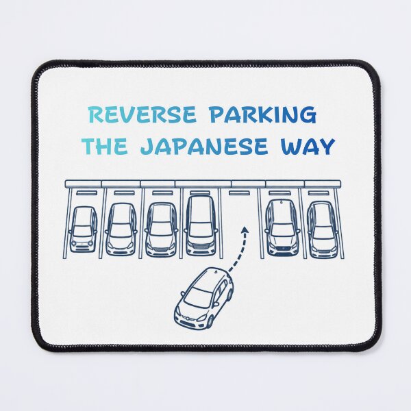 Item preview, Reverse Parking The Japanese Way - Car Culture & Safety Etiquette designed and sold by japan-picto.