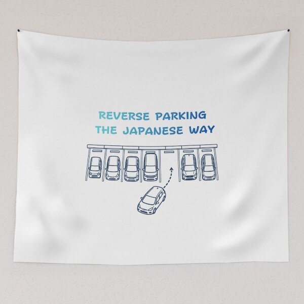 Item preview, Reverse Parking The Japanese Way - Car Culture & Safety Etiquette designed and sold by japan-picto.