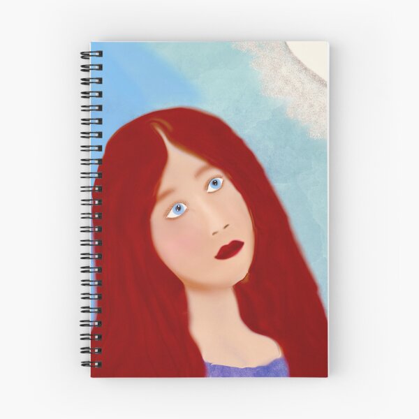 Item preview, Red-Haired Woman Gazing Upward designed and sold by Elaine M Hayward .
