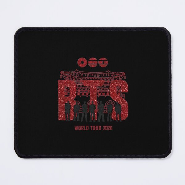 Item preview, BTS 2026 Concert,Schedule Red Glitter Graphic designed and sold by HollyHalls.