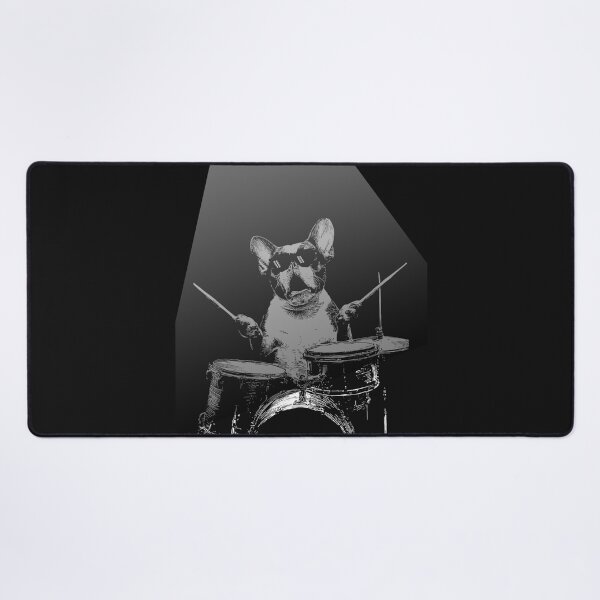 Item preview, Rock's Vintage Cute Boston Terrier Playing Drums Lover designed and sold by MOHAMED FRASER.