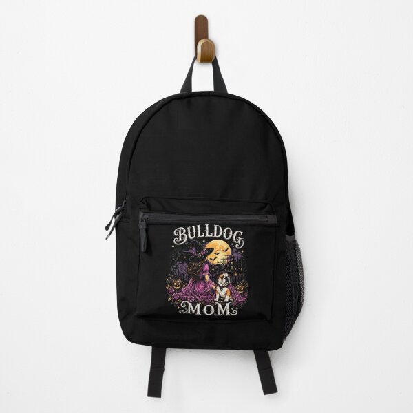 Item preview, Bulldog Mom Witch Halloween Moon designed and sold by NoeValdric.