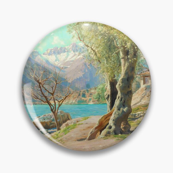 Item preview, Peder Mønsted – Torbole near Lake Garda designed and sold by VenusArt7.