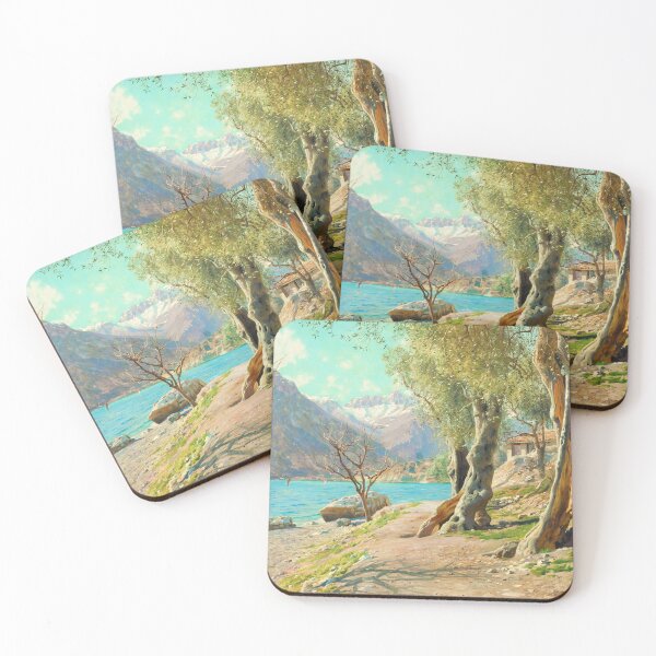 Item preview, Peder Mønsted – Torbole near Lake Garda designed and sold by VenusArt7.