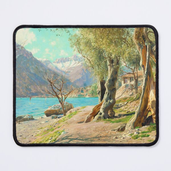 Item preview, Peder Mønsted – Torbole near Lake Garda designed and sold by VenusArt7.