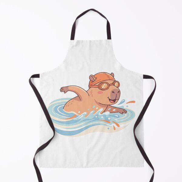 Item preview, Capybara Swimming - Born to Swim Cute Animal designed and sold by Sleonheart.