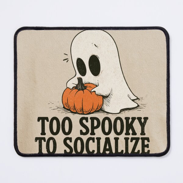 Item preview, Introvert Ghost Too Spooky To Socialize Halloween designed and sold by NicolasGlowArt.
