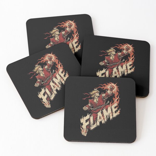 Item preview, Ken Masters Street Fighter Design, Ken Master of Flame Artwork, Street Fighter Ken Graphic, Ken Hadoken Shoryuken, World Warrior, Fighting Game Art, Martial Arts Gamer Gift, Capcom Fan Art designed and sold by Typologystudios.