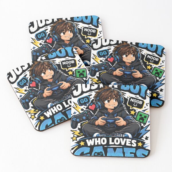 Item preview, Just A Boy Who Loves Games T-Shirt – Funny Gamer Boy Graphic Tee designed and sold by Artimax-Studio.